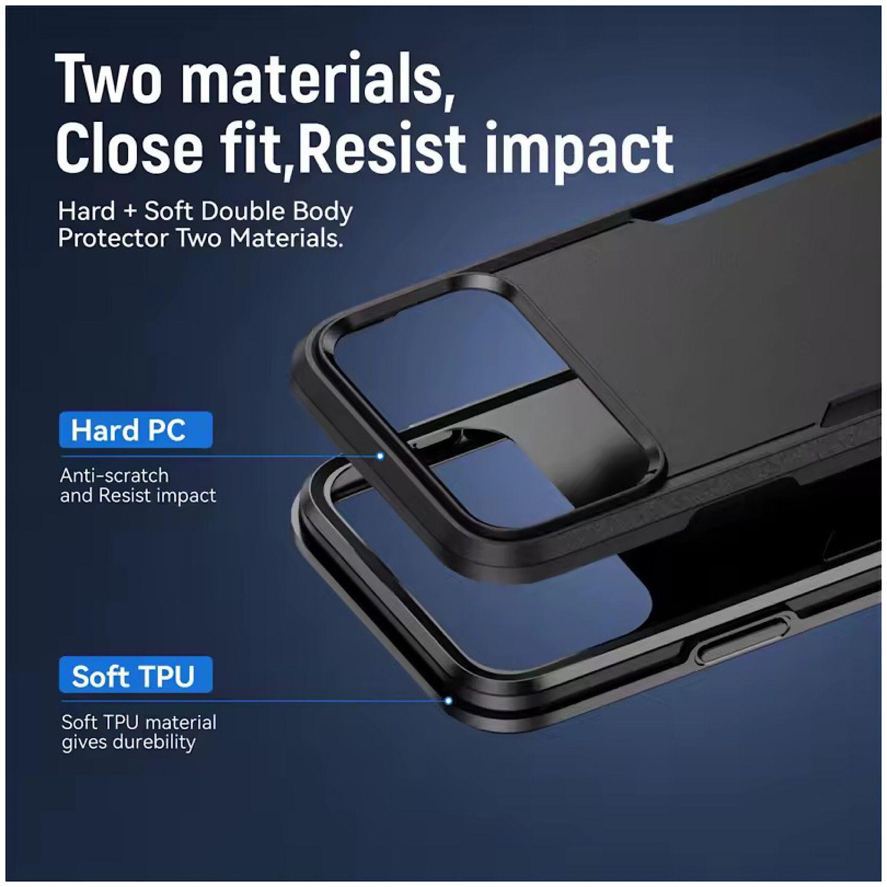 Carcasa Reforzada Doble Capa Para iPhone 17 Pro Max-6