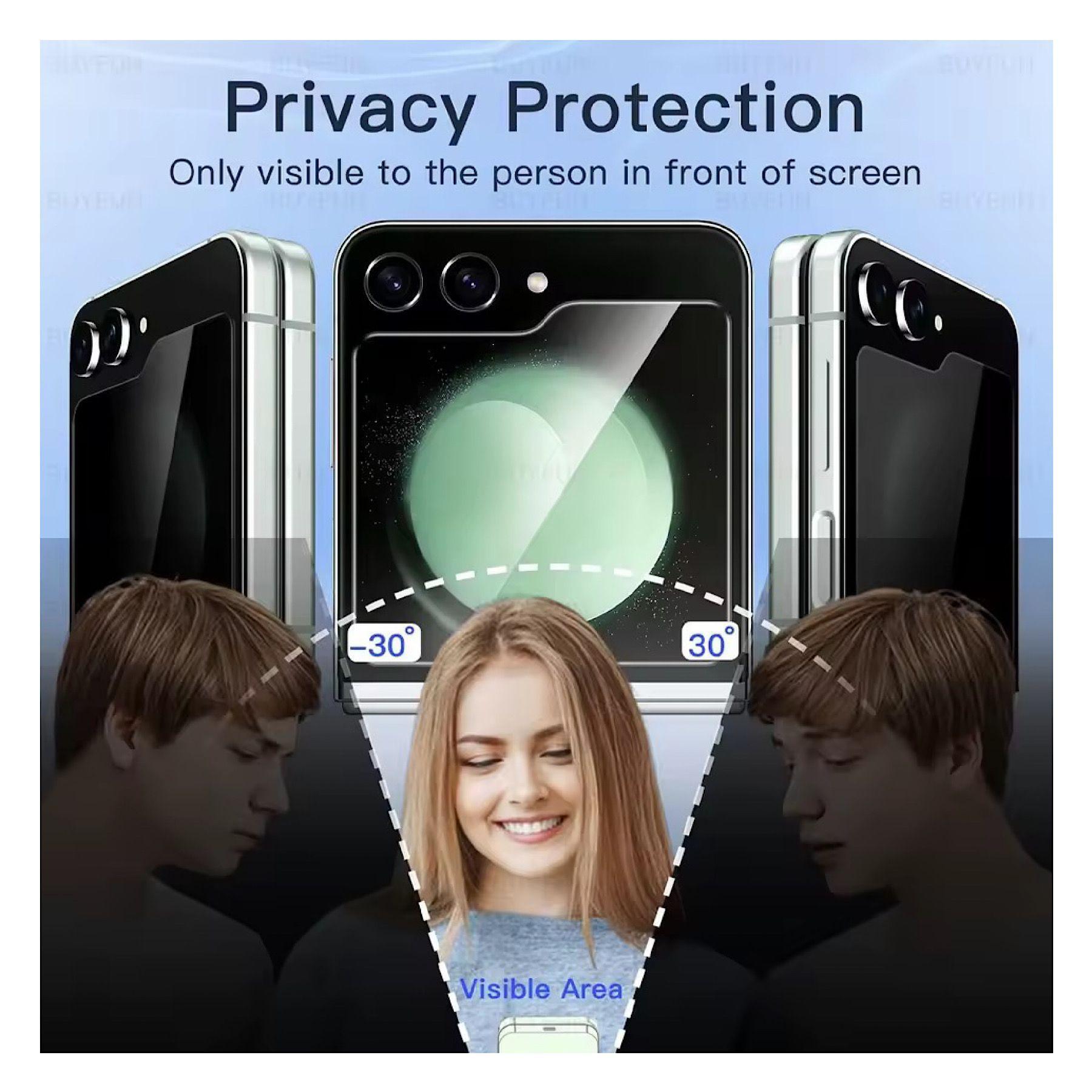 Lamina Anti Espia Para Pantalla Trasera Samsung Z Flip 7 FE-2