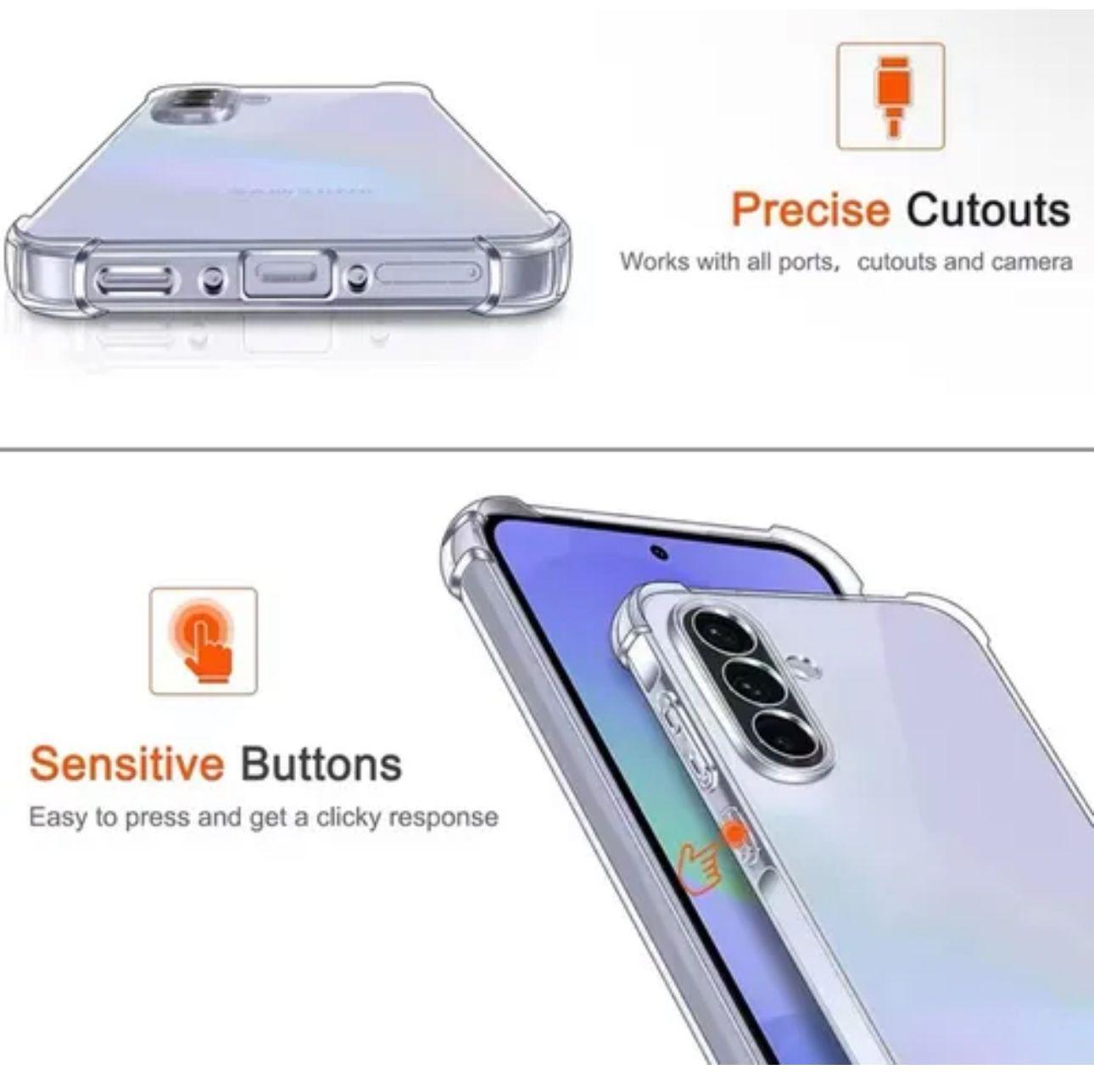 Carcasa Transparente Reforzada Para Samsung A26 5g-3