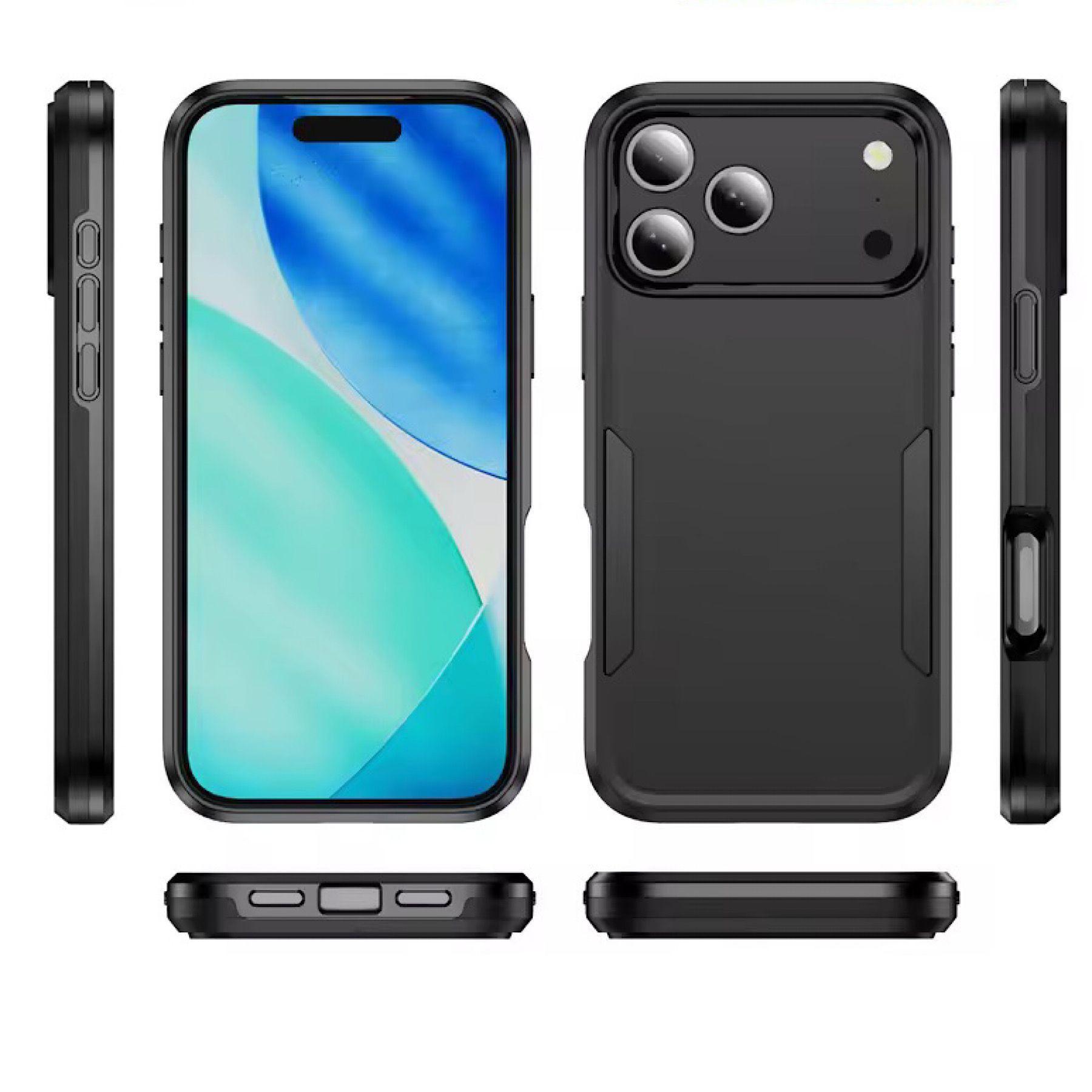 Carcasa Reforzada Doble Capa Para iPhone 17 Pro-5