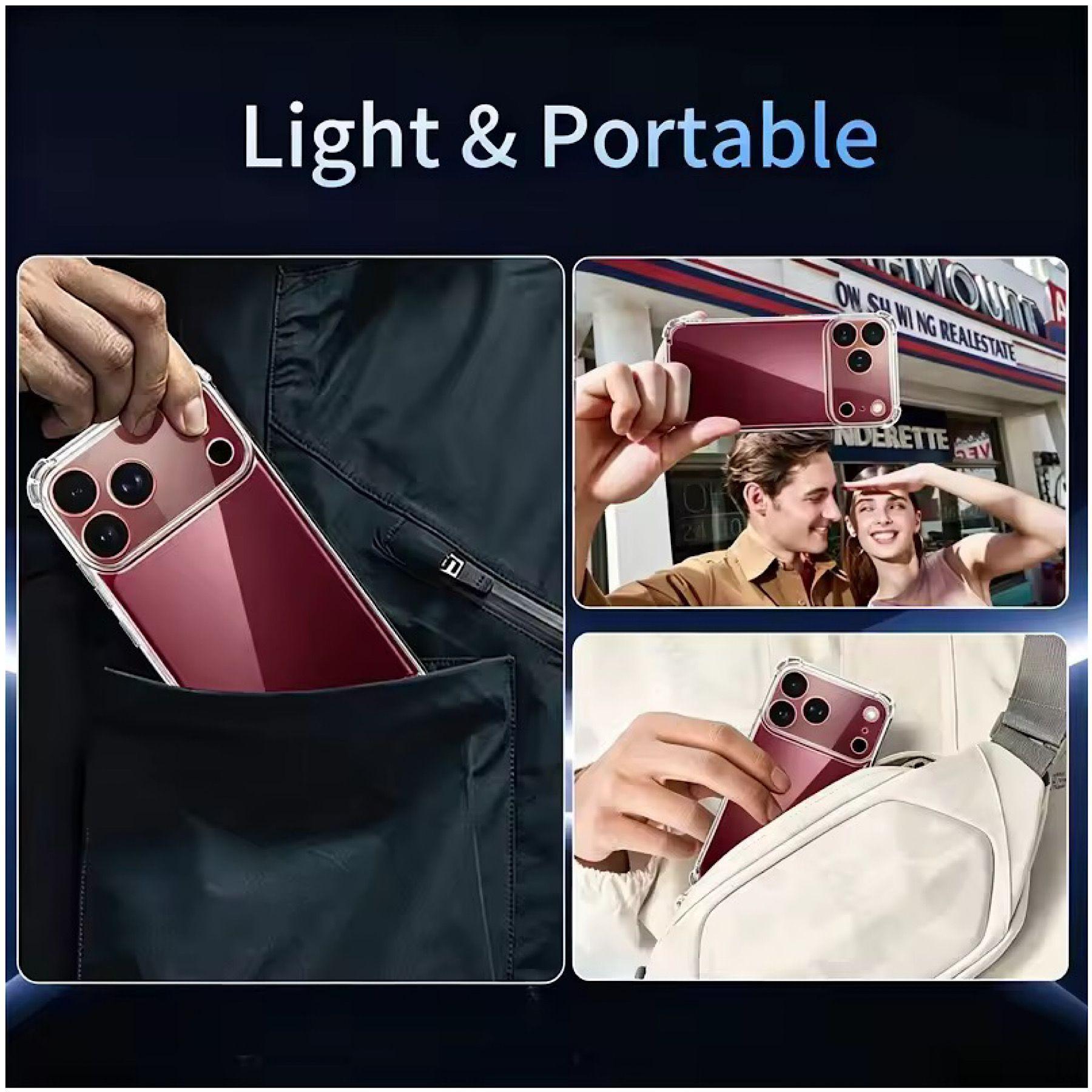 Carcasa Transparente Para iPhone 18 Pro Max/17 Pro Max-3