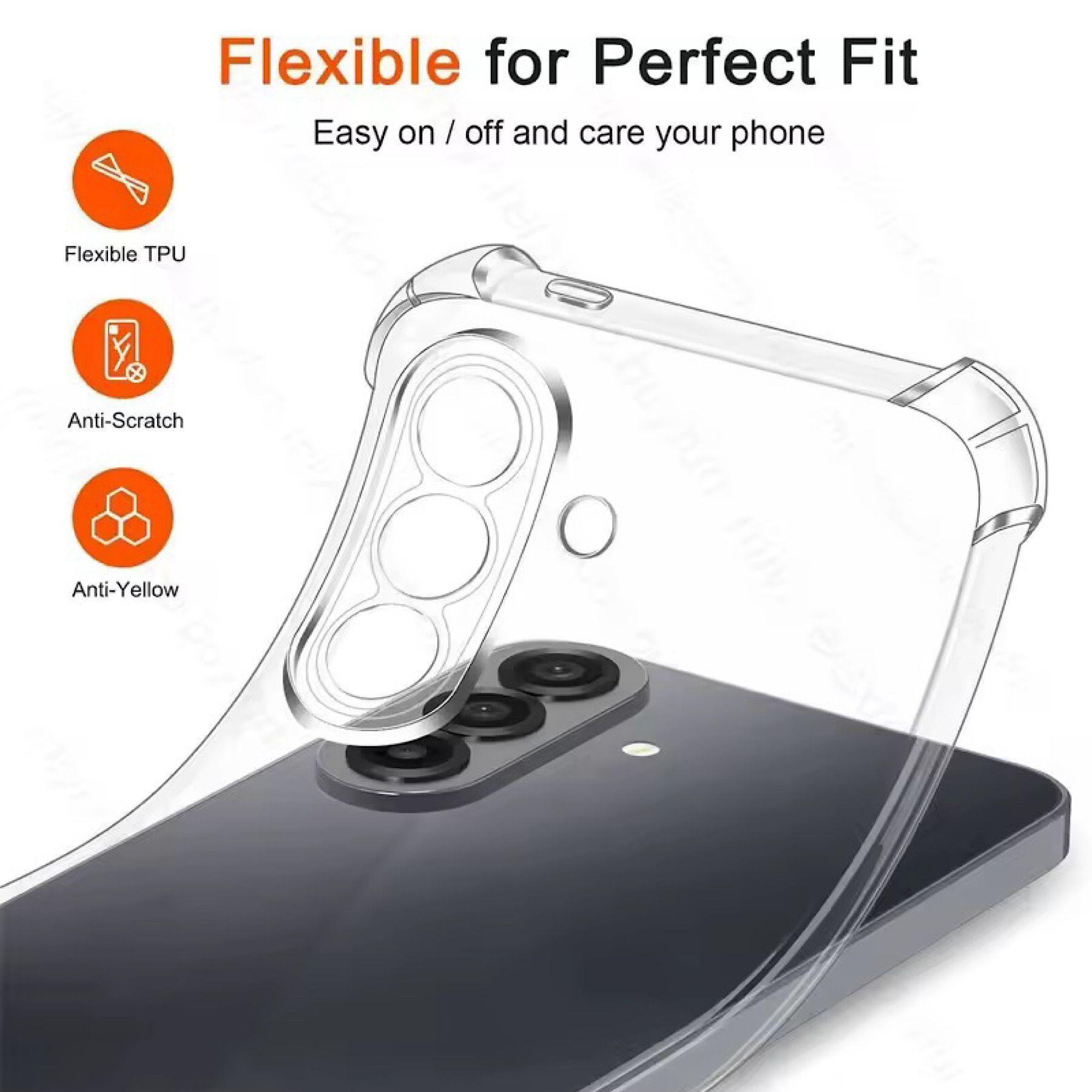 Carcasa Transparente Reforzada Para Samsung S26 FE-5