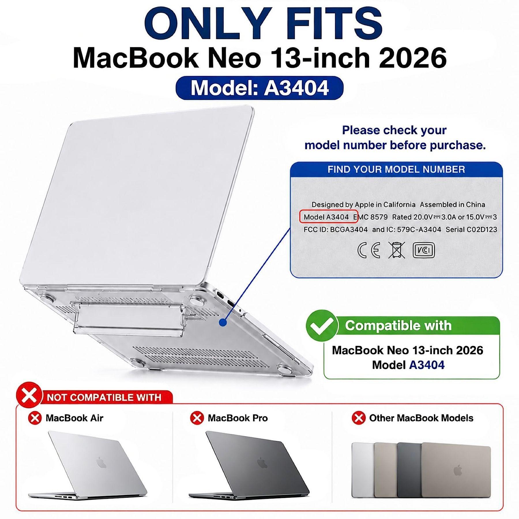 Carcasa Para Macbook Neo 13 Pulg A3404-4