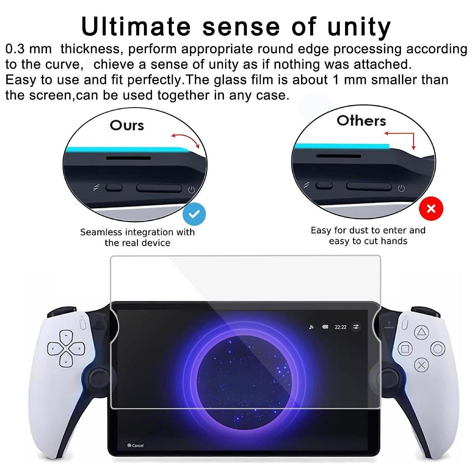 Lamina De Vidrio Compatible Con Playstation Portal Ps5-3