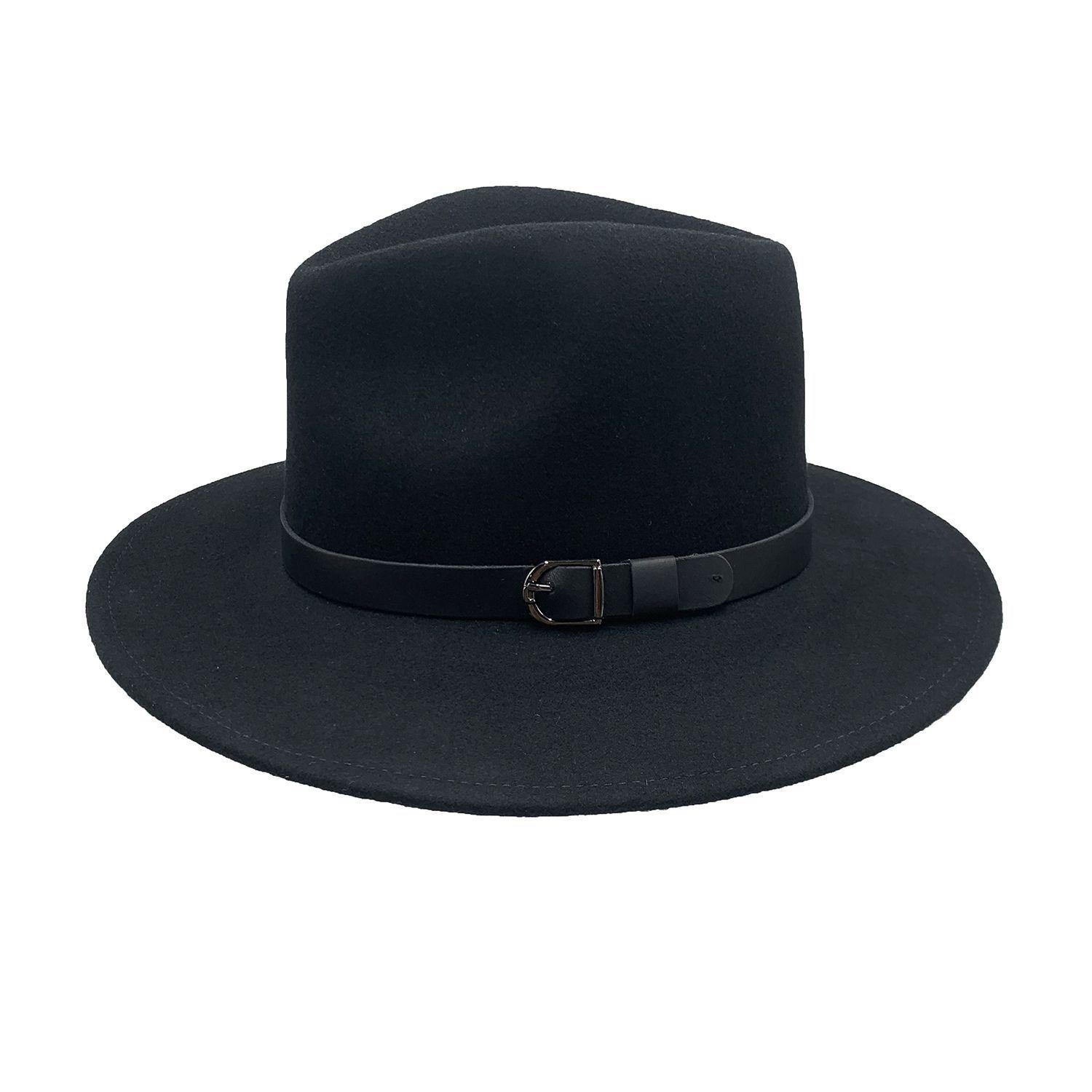 Sombrero Australiano Ala Ancha 100% Fieltro-2
