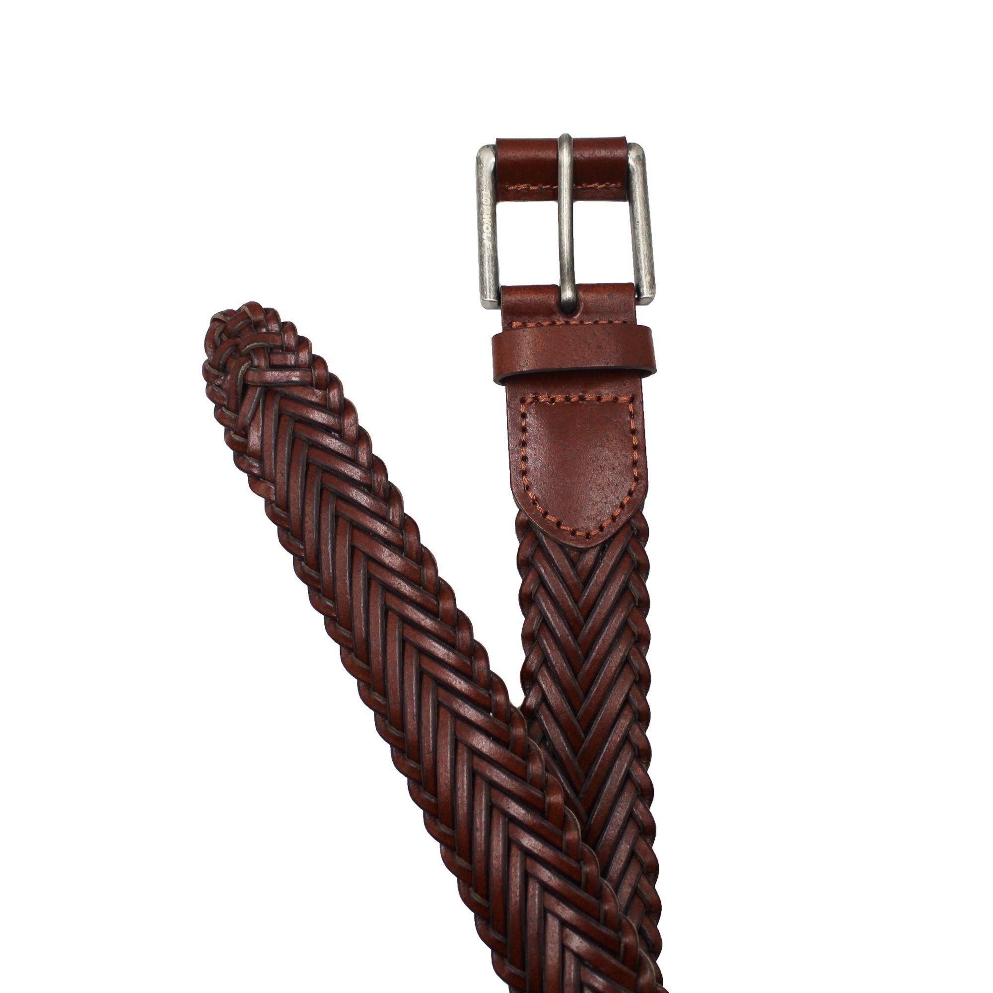 Cinturón Cuero Tejido 3,5cm Ref12 Talla 110-2