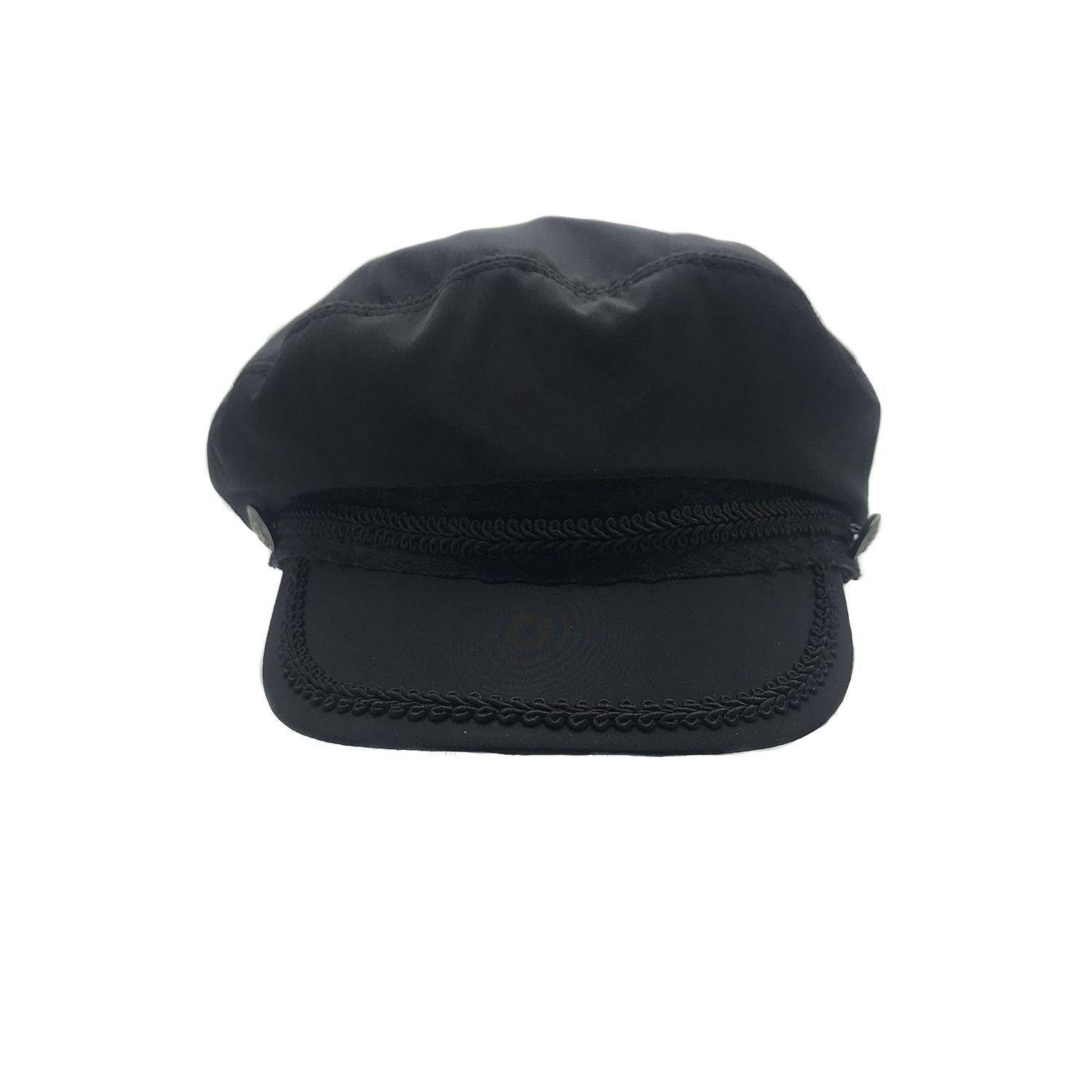 Gorra Griega Verano Color Negro Talla L-2