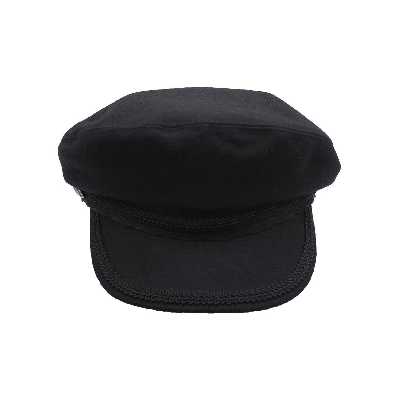 Gorra Griega Inv. Color Negro Talla M-2