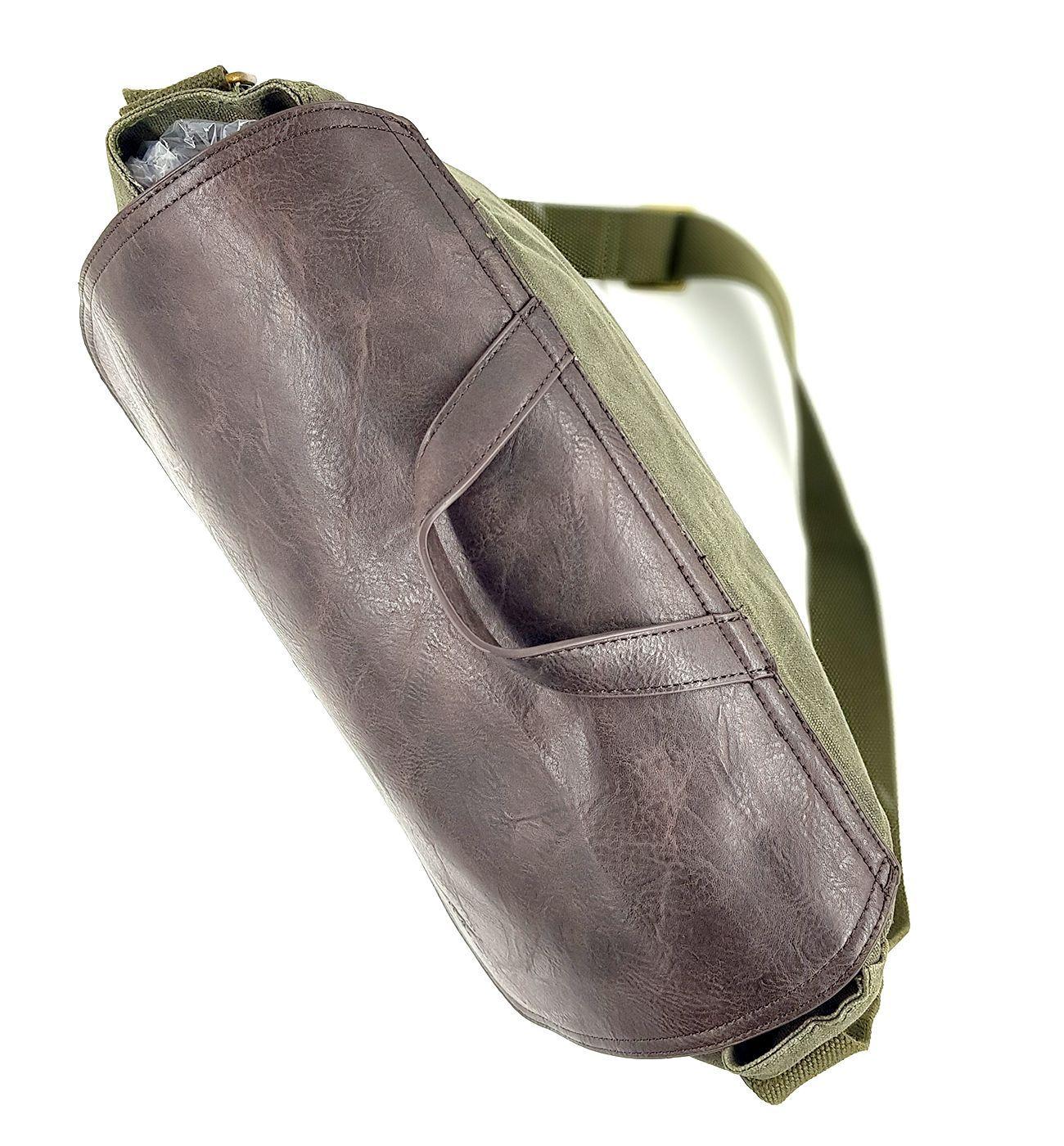 Bolso Topwolf Messenger Canvas Verde Olivo 959-6-2