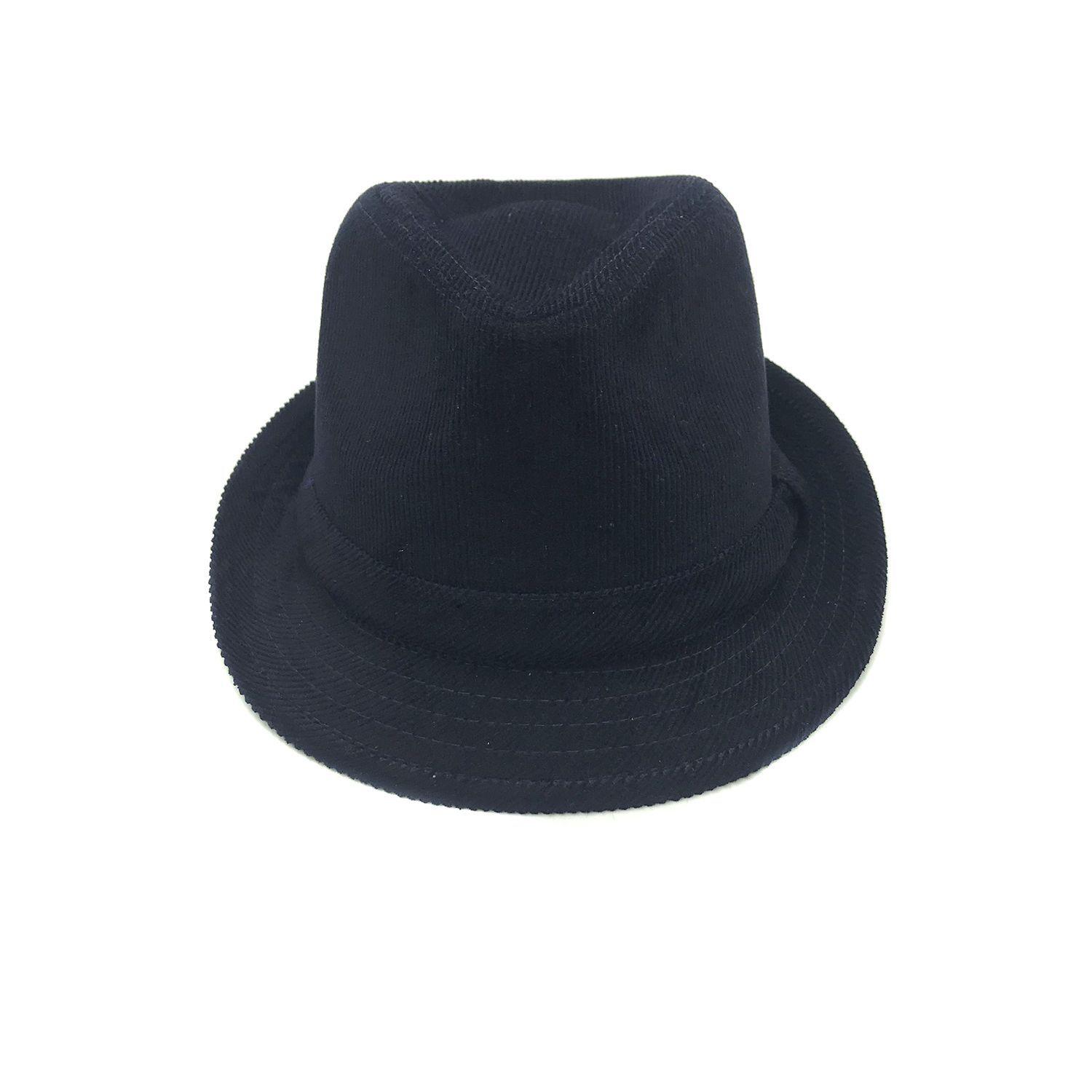 Sombrero Inglés Corduroy Azul Marino Talla S-0