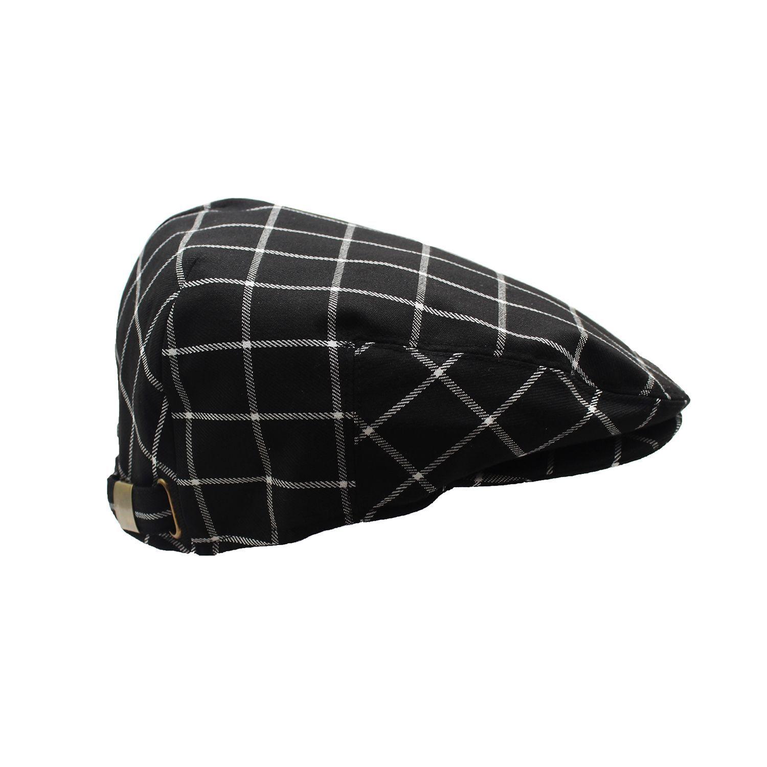Jockey Inglés Cuadro Negro Blanco V-2
