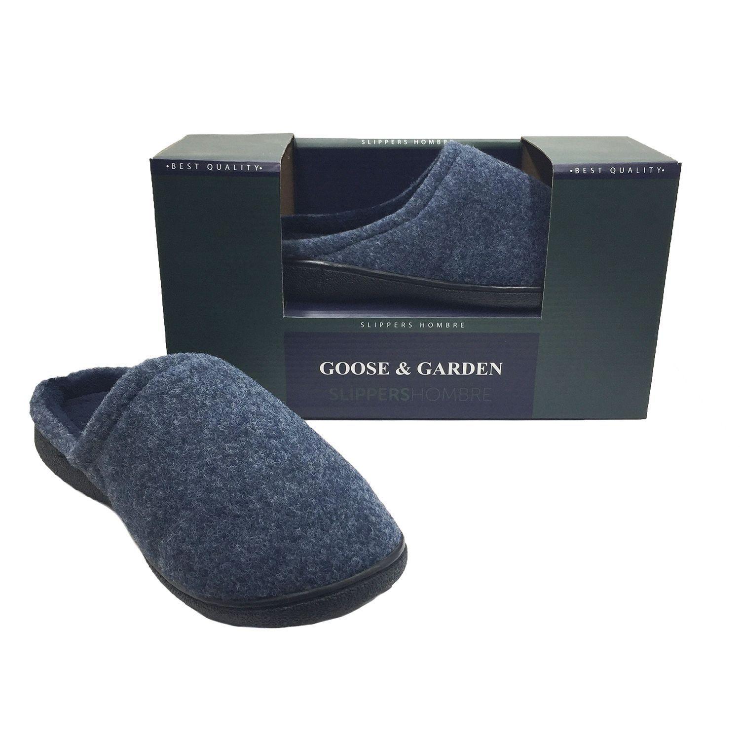 Pantufla de Descanso Formal Azul CX20-4
