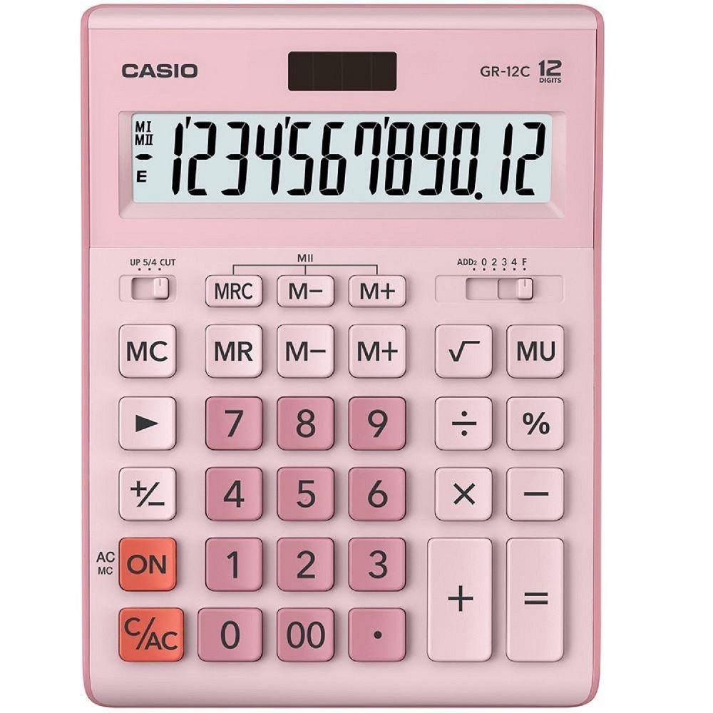 Calculadora Casio GR-12C-PK-W-DP-0