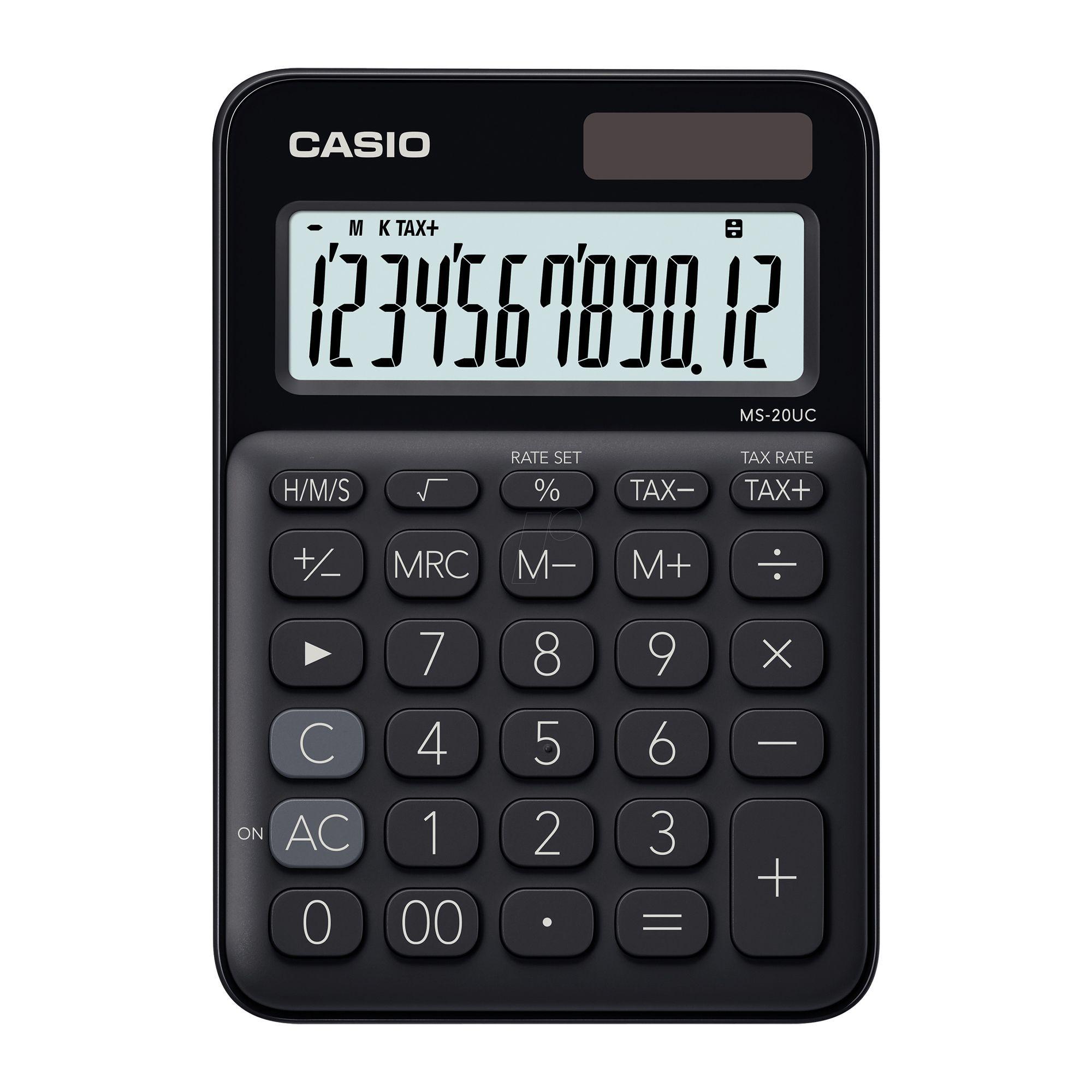 Calculadora Casio MS-20UC-BK-0
