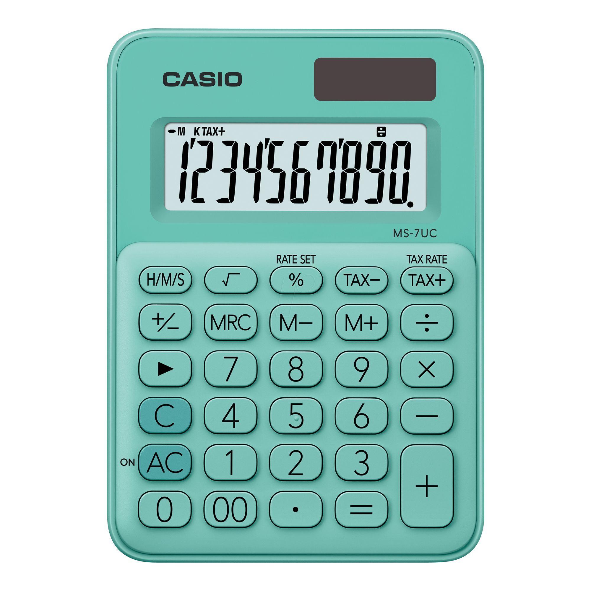 Calculadora Casio MS-7UC-GN-0