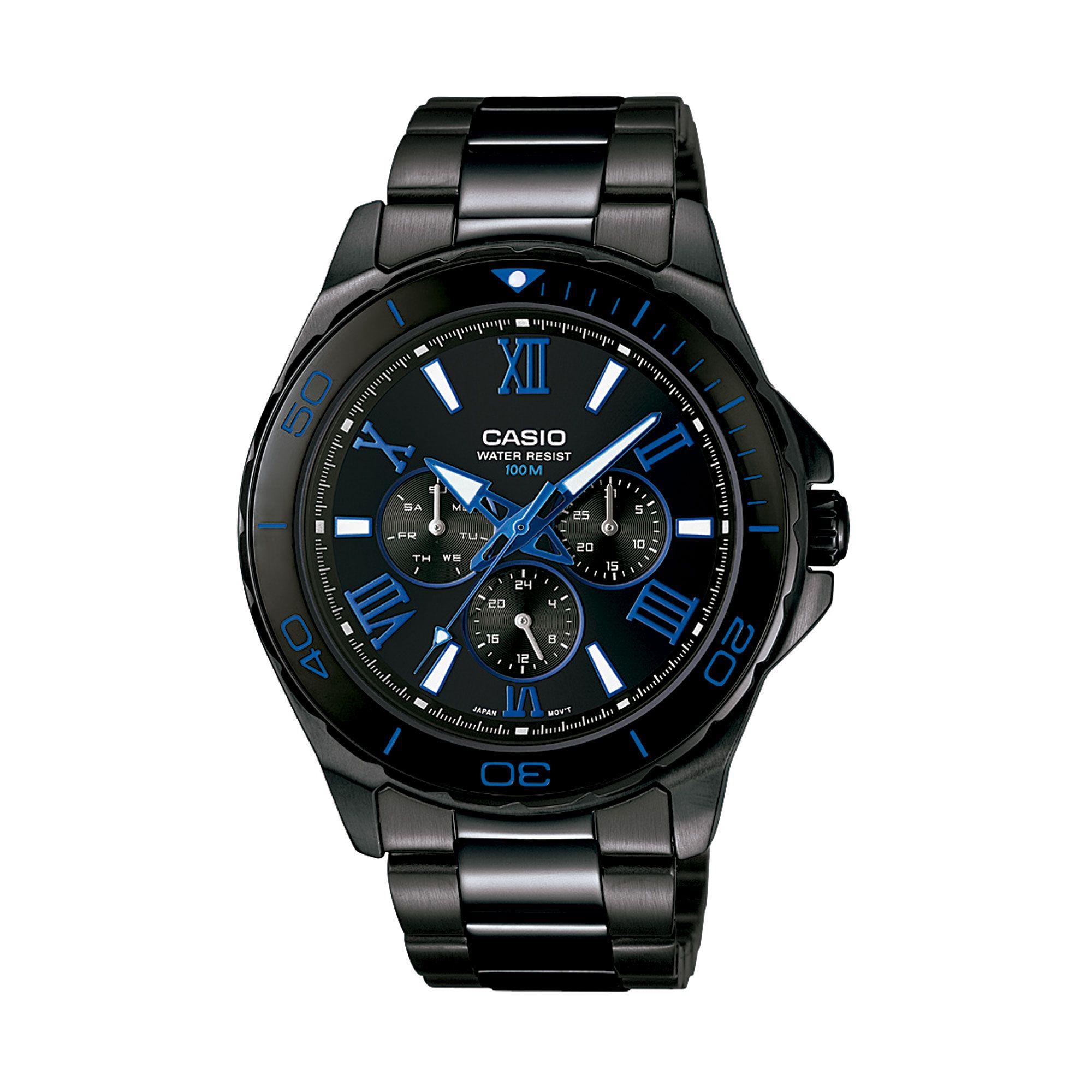Reloj Casio Hombre MTD-1075BK-1A2VDF-0