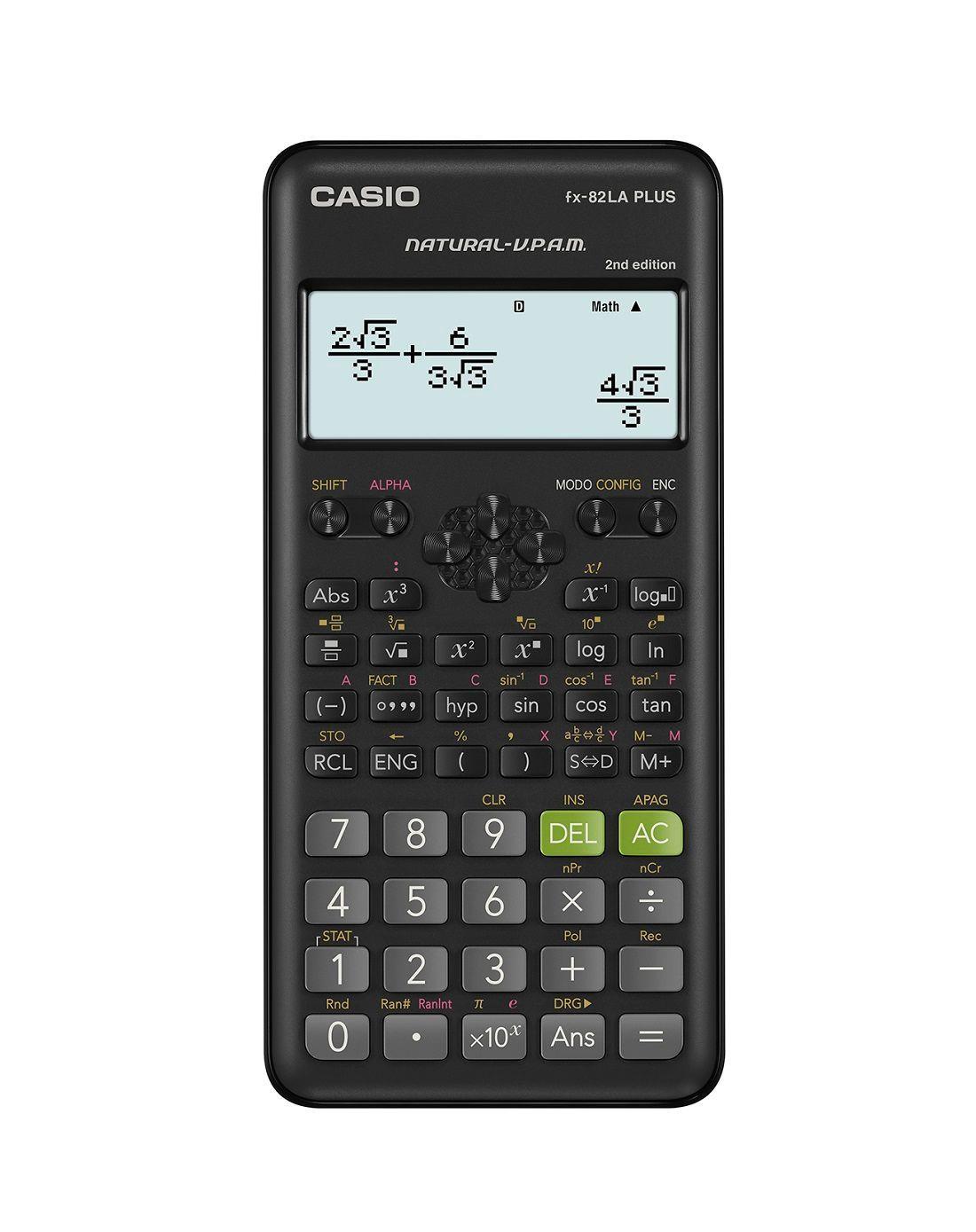 Calculadora Casio FX-82LAPLUS-2-BK-0