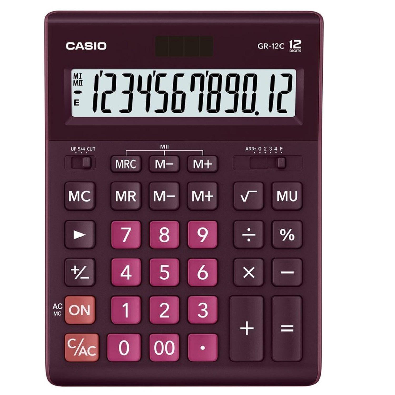 Calculadora Casio GR-12C-WR-W-DP-0