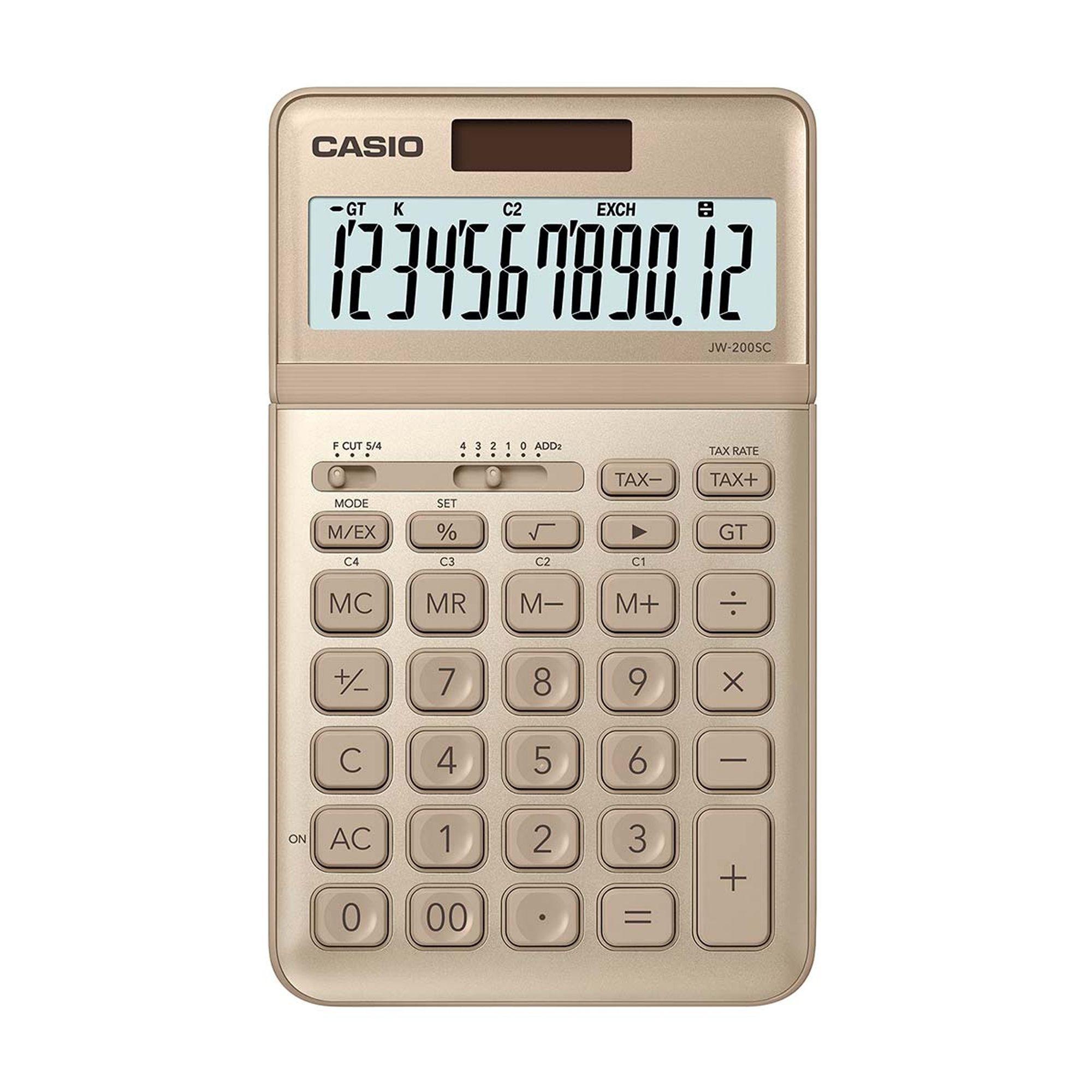 Calculadora Casio JW-200SC-GD-0