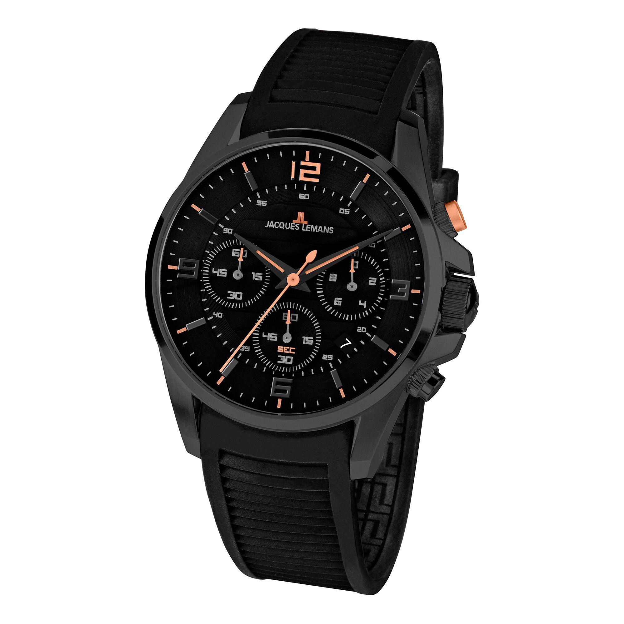 Reloj Jacques Lemans Hombre Negro 1-1672E-0