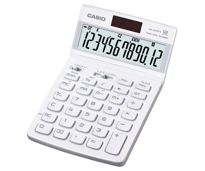 Calculadora Casio JW-210TV-WE-S-DH-0