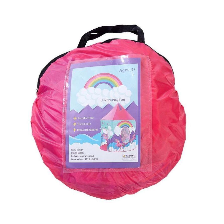 Carpa Para Niñas Casa De Campaña Castillo Unicornio-5