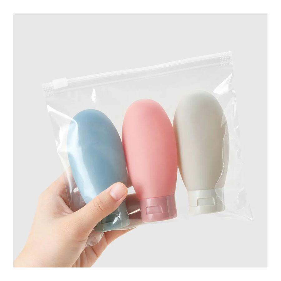 Kit Botellas Portátiles De Viaje Para Cosméticos -2