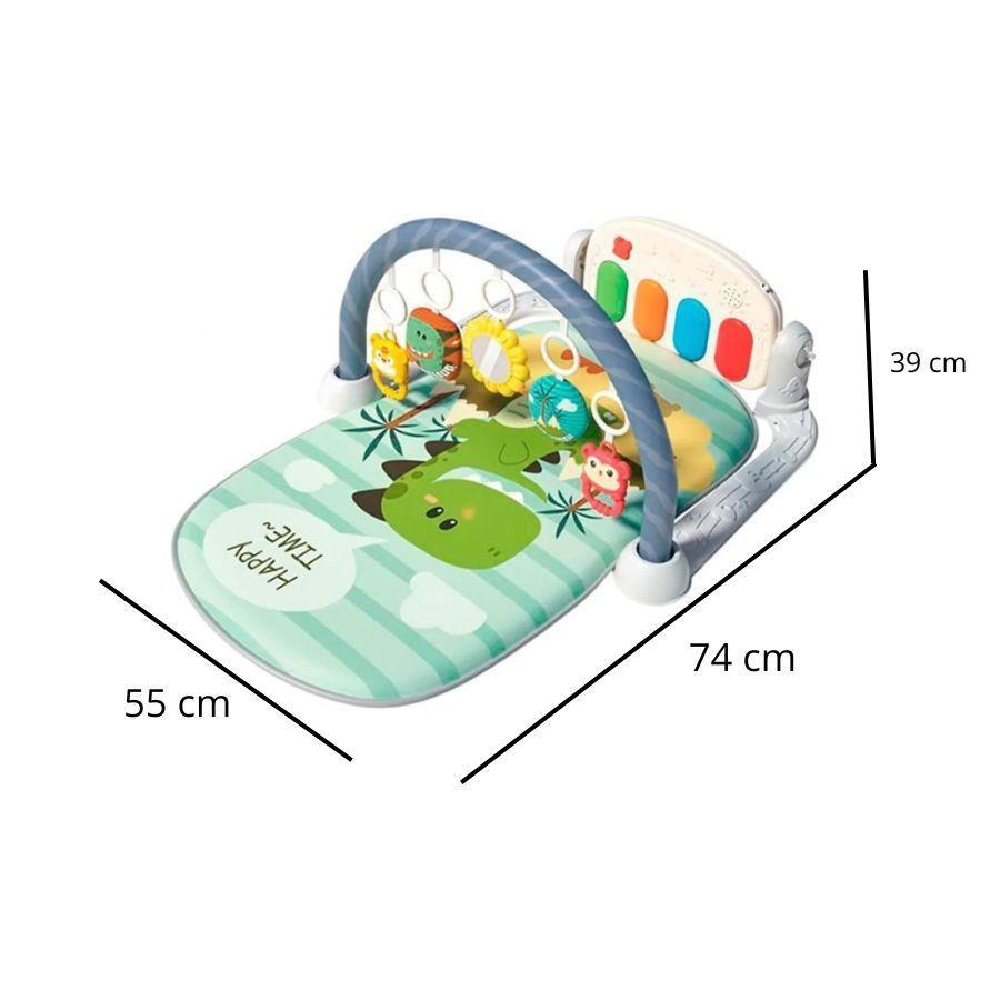 Gimnasio Con Tapete Piano Juguete Para Bebés Verde-3