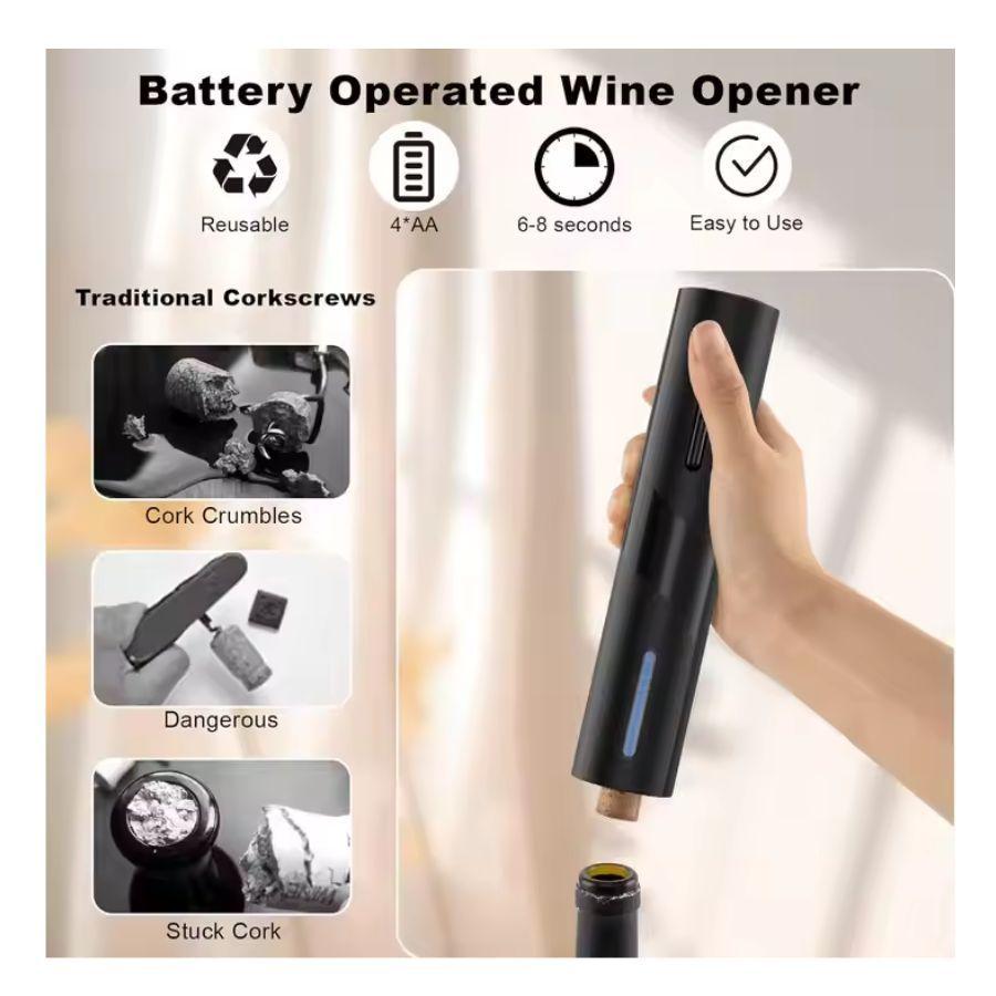 Sacacorchos Électrico De Botellas Automático -3