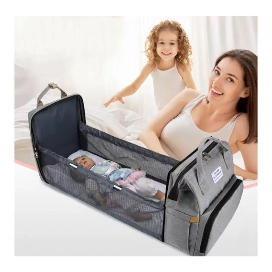 Pañalera Morral Tipo Cuna Multifuncional Para Bebé-2