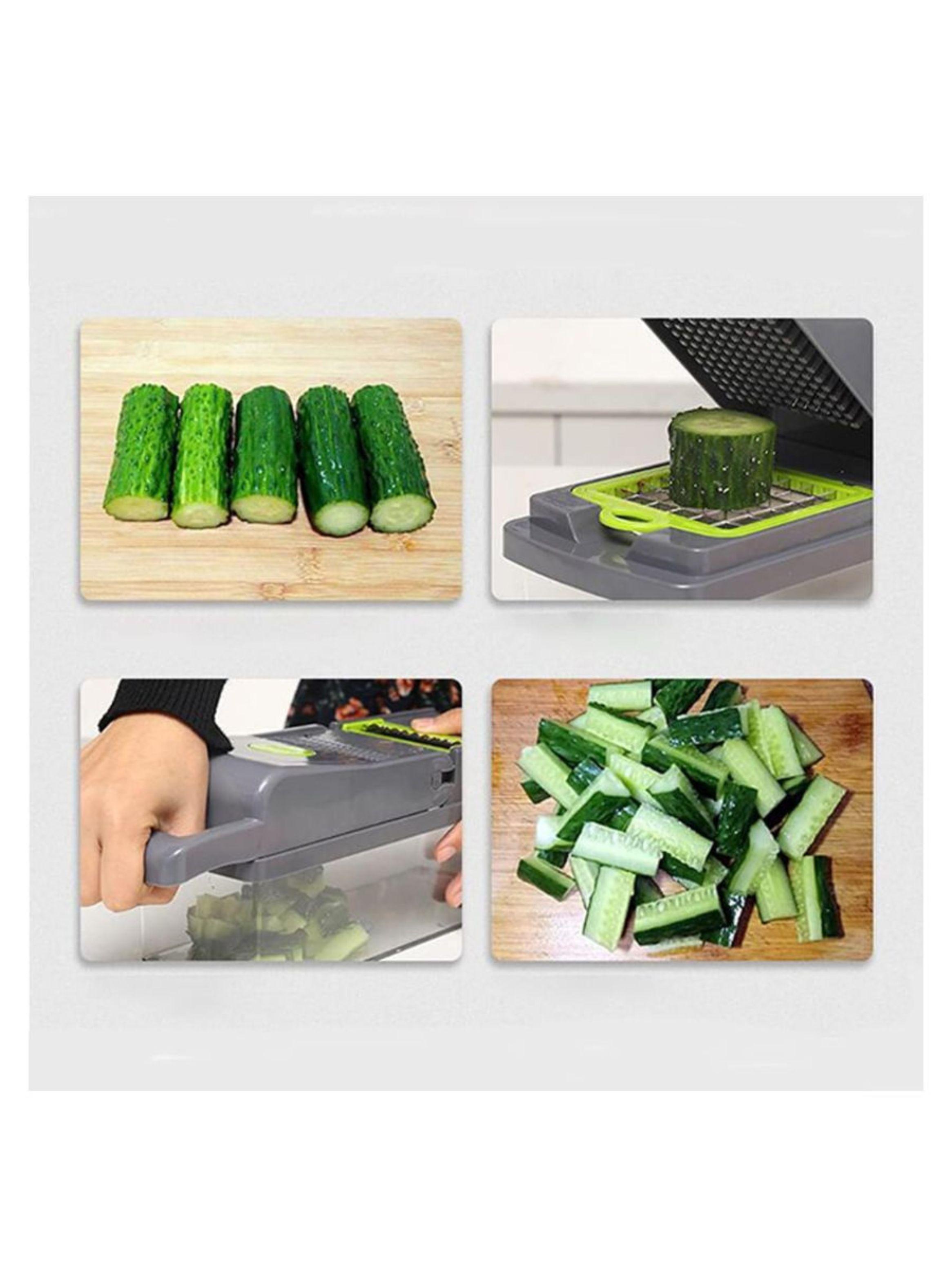 Picador De Verduras 14 En 1 Cortador Verdura Multifuncional-4