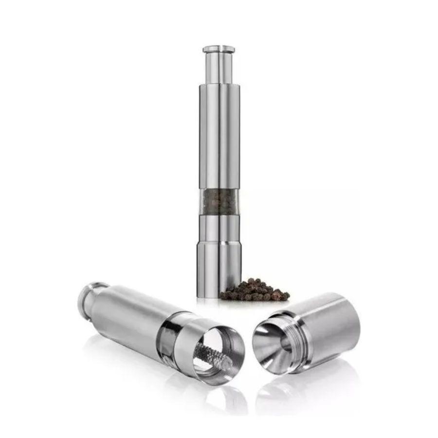 Molinillo De Pimienta Pimentero A Piston Acero Inoxidable-4