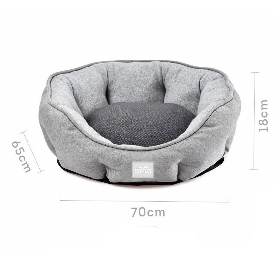 Cama Antibacteriana Transpirable Para Perros 70X65X18cm-4