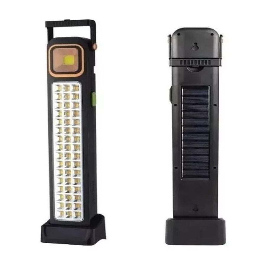 Lampara Solar Foco Luz Emergencia Recargable 39 Led Multiuso -3