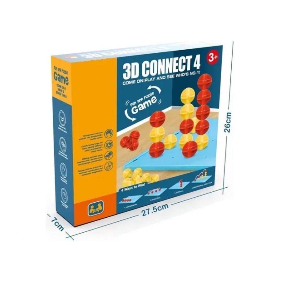 Juego De Mesa 3d Connect 4-2