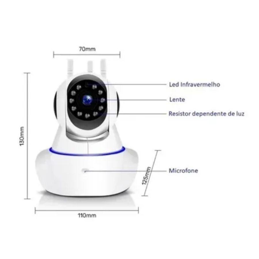 Video Baby Monitor Con Cámara Hd Noche Infrarrojo Visión-5