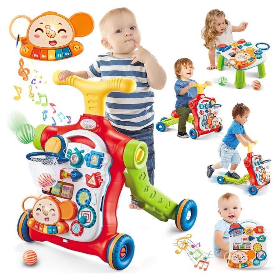 Andador de Aprendizaje Plegable Musical 5 En 1 Para Bebés-3