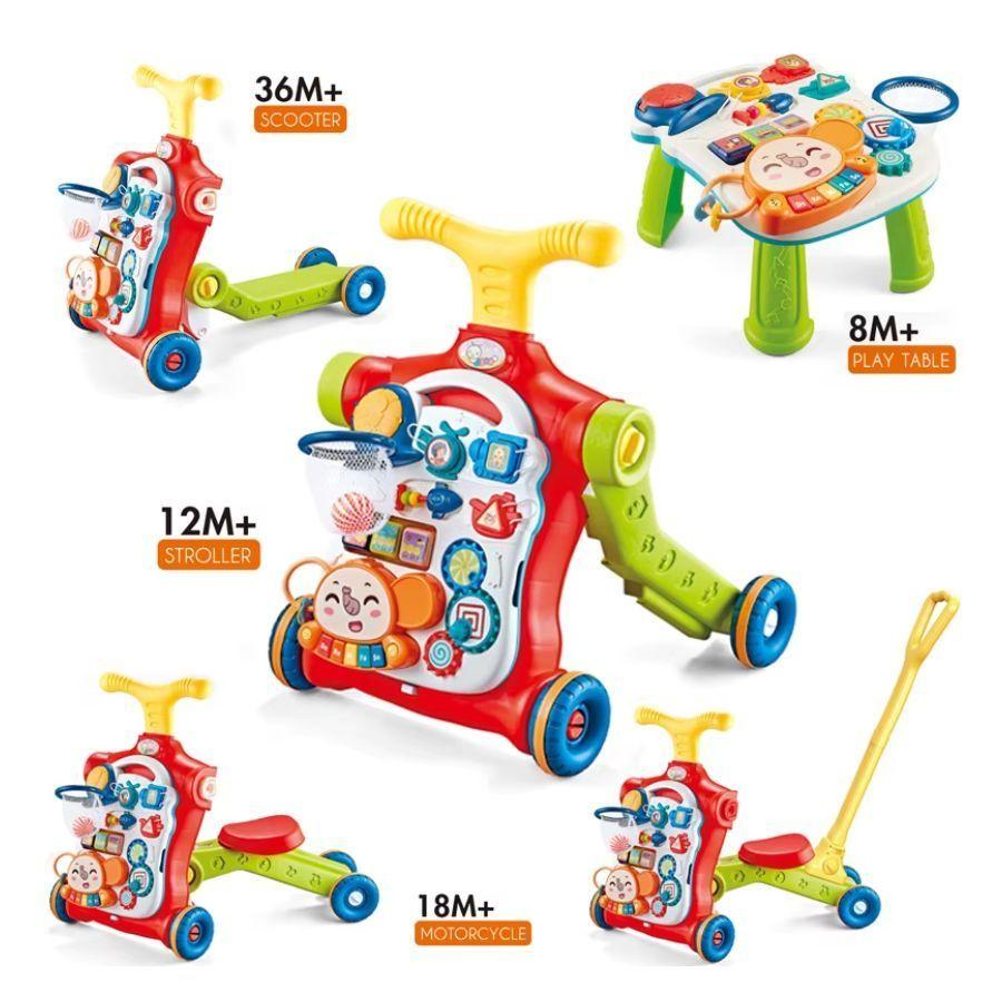 Andador de Aprendizaje Plegable Musical 5 En 1 Para Bebés-5