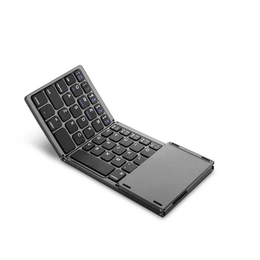Teclado Plegable Gris Touchpad-5