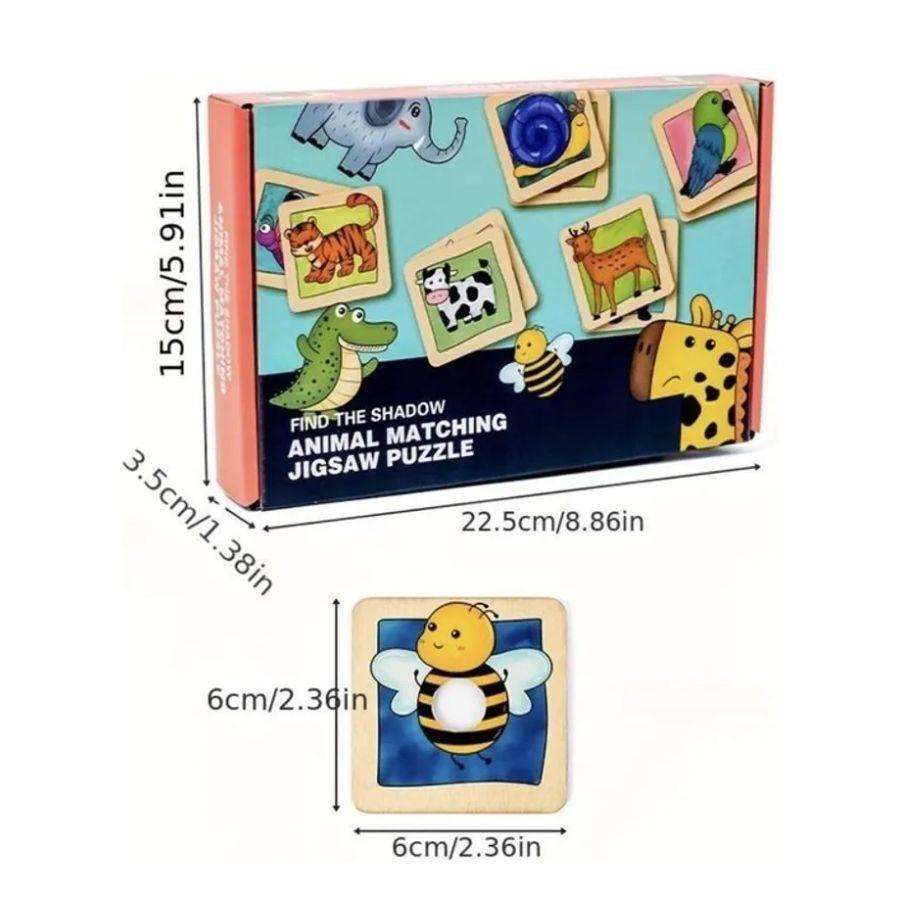 Juego De Mesa Para Niños Animales Deslizantes Puzzle-4