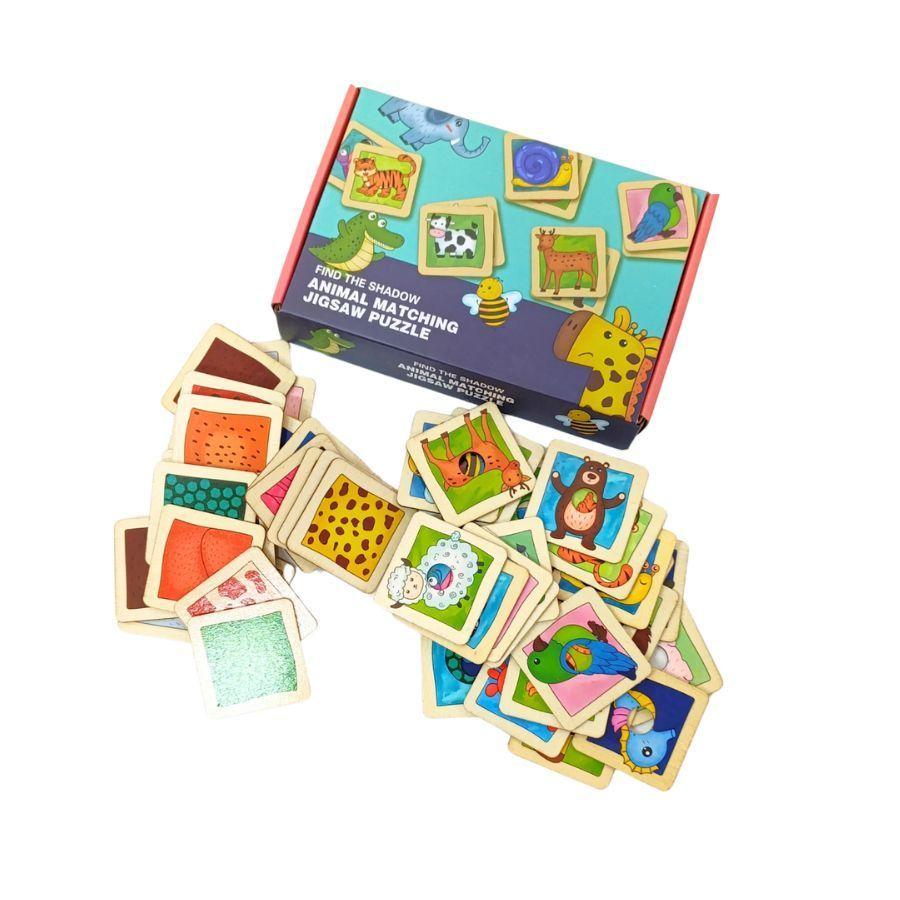 Juego De Mesa Para Niños Animales Deslizantes Puzzle-5