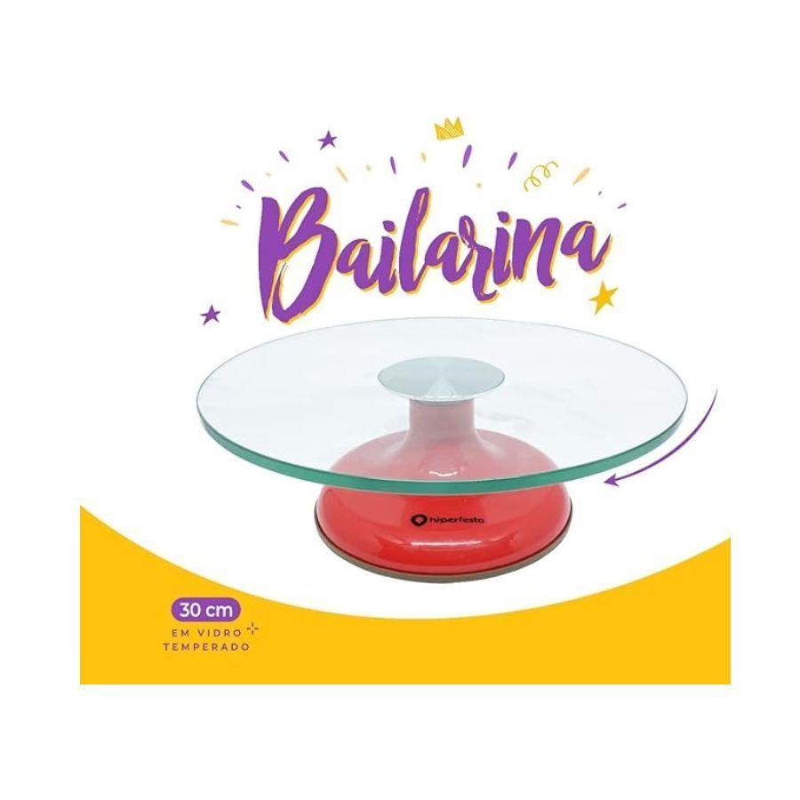 Bailarina De Vidrio Base Profesional Giratoria-3