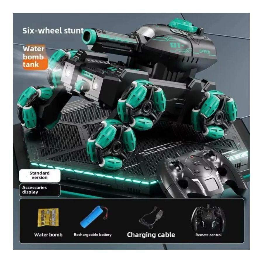 Tanque De Guerra Control Remoto Balas De Hidrogel Para Niños-2