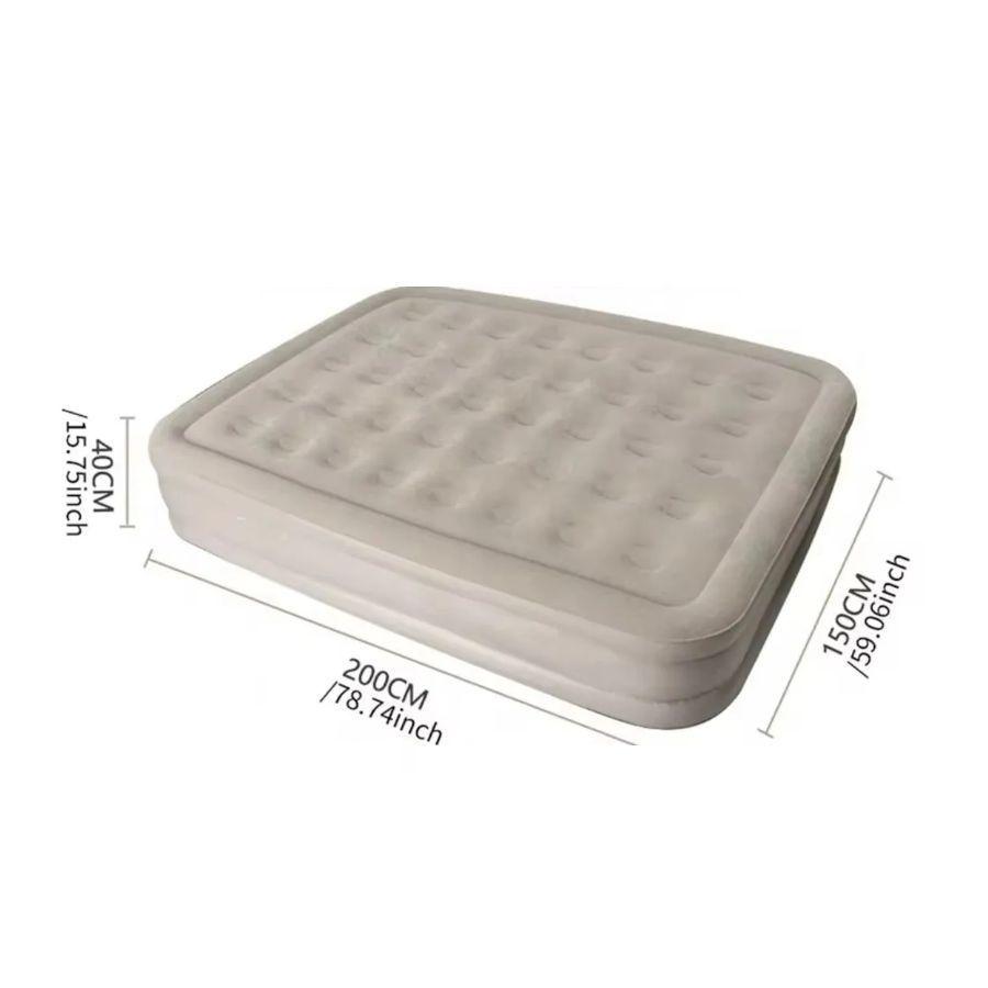 Colchón Inflable Cama 2 Plazas Con Bomba De Aire Eléctrica-2