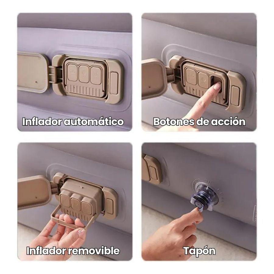 Colchón Inflable Cama 2 Plazas Con Bomba De Aire Eléctrica-3