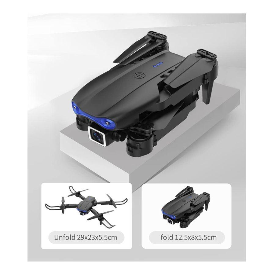 Dron Con Cámara Para Principiantes Y Adultos Negro-3