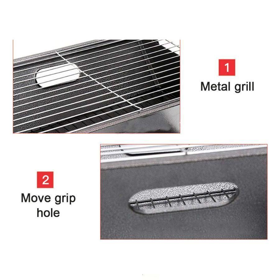 Parilla Portátil De Carbón Plegable Para Barbacoa-5