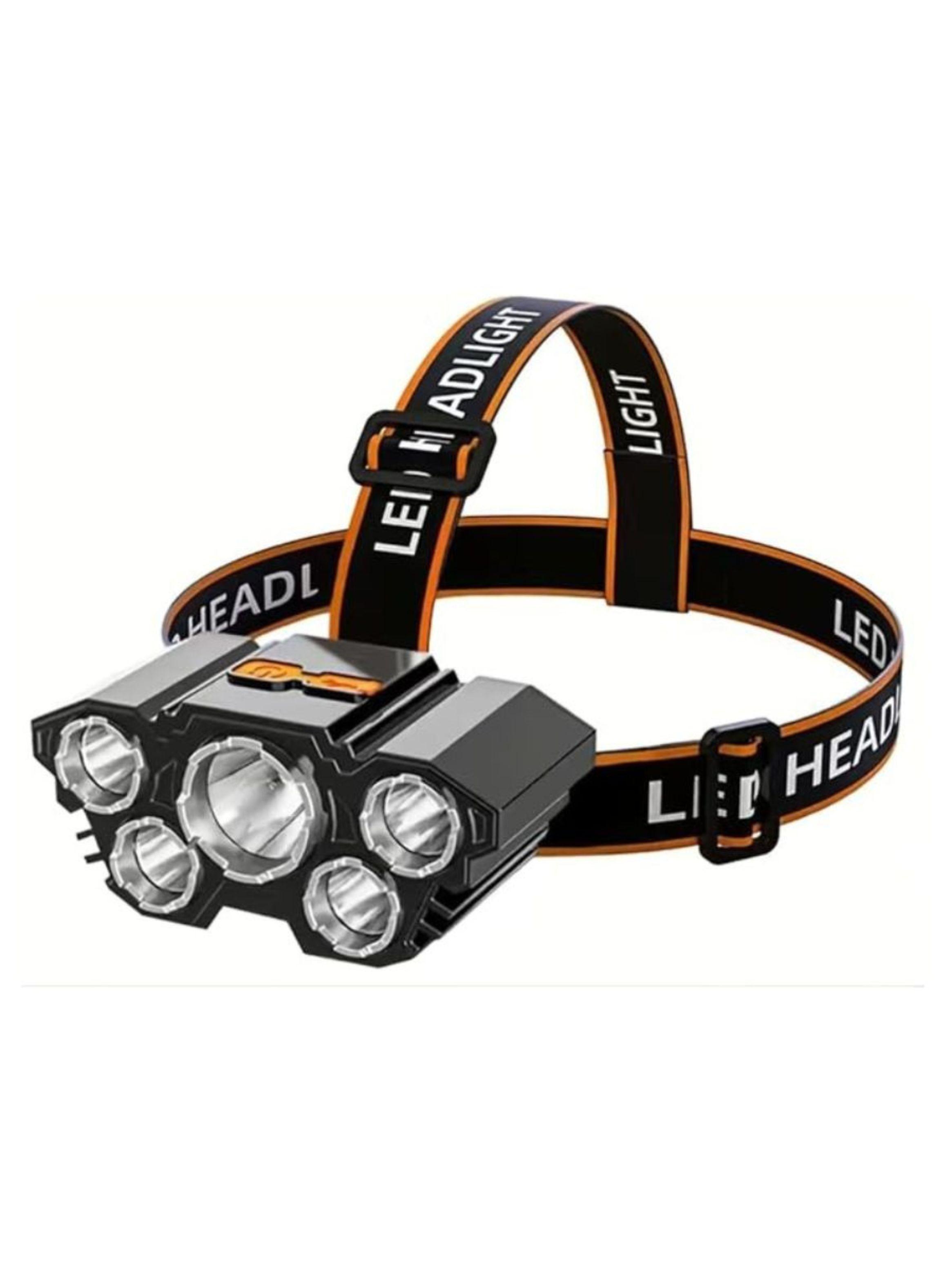 Linterna De Cabeza 5 Led Recargable-0