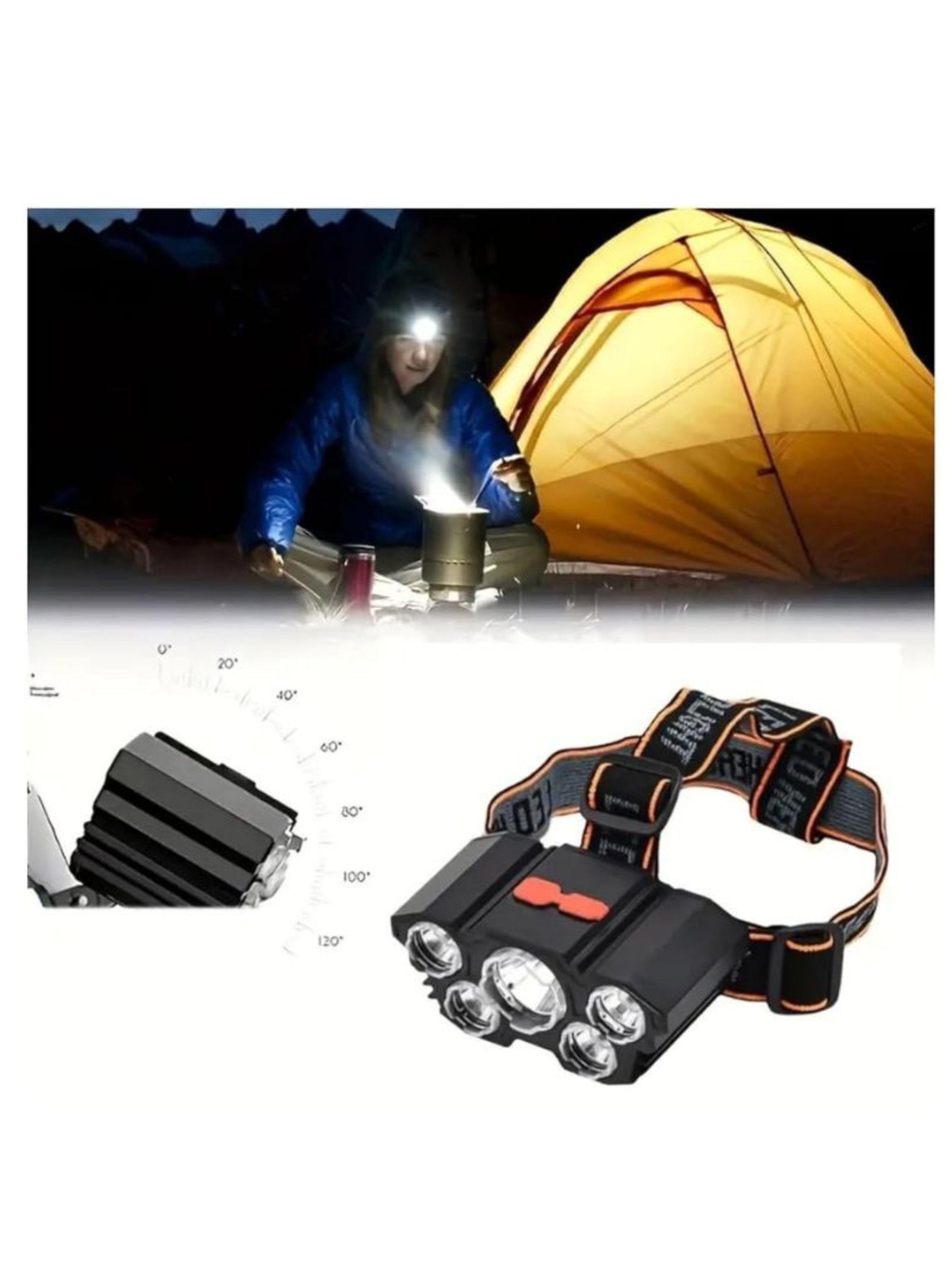 Linterna De Cabeza 5 Led Recargable-3