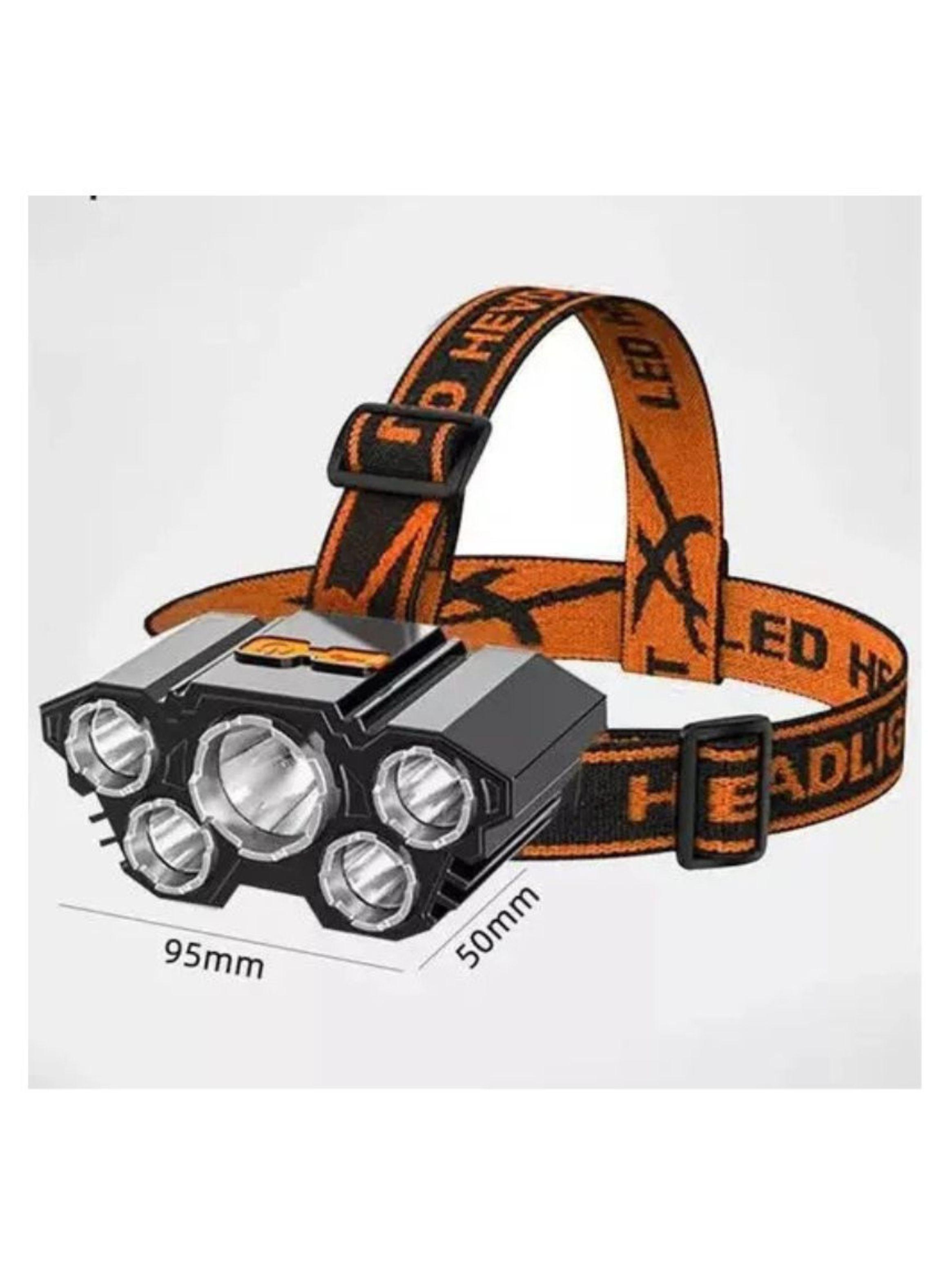 Linterna De Cabeza 5 Led Recargable-4